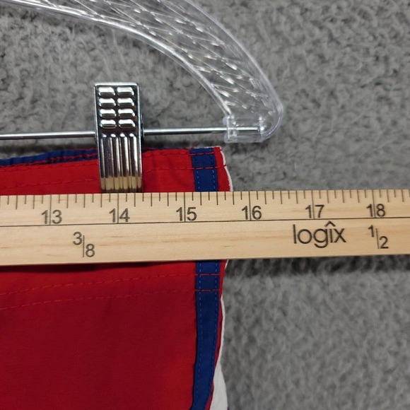 Adam Levine shorts mens Medium Red American swim trunks lined draw string - Picture 9 of 9